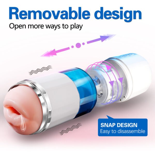 Fully automatic rotating vibration exercise stroke cup adult male masturbator suction jet cup penis trainer